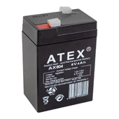Atex 6 Volt 4 AH Işıldak Aküsü (70*48*101 Mm) - 7