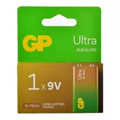 GP 1604AU 6LR61 9 Volt Ultra Alkalin Pil Tekli thumbnail 5