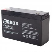 Orbus 6 Volt 12 Amper Kuru Akü ORB6-12 (150X50x94 Mm) - 1