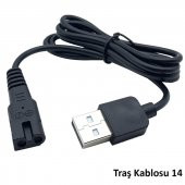 POWERMASTER TIRAŞ MAKİNALARI İÇİN USB ŞARJ KABLOSU 1 METRE (14) - 1