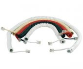 Telefon Spiral Kablo Krem - 1