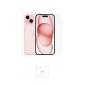 iPhone 15 Full Body 360 Derece Ön Arka Ve Yan Koruyucu Poliüretan Film thumbnail 1