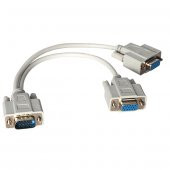 Powermaster PM-1557 1X VGA Erkek To 2X VGA Dişi 30 CM Çevirici Kablo - 1