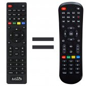 Korax Hitech Mini HD Uydu Alıcı Kumandası - 2