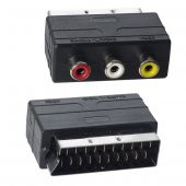 Scart Erkek-Rca Dişi Ara Mini Adaptör - 1