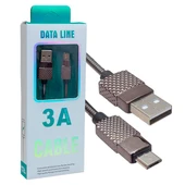 Powermaster Metal Yaylı 3 Amper Micro USB Şarj Ve Data Kablosu - 6