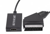 Hdmi To Scart 1080p Hd AV Video Çevirici Dönüştürücü Adaptör - 1