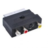 Scart To Rca Skart Tos Av Svideo Çevirici Dönüştürücü Adaptör - 1
