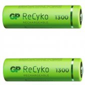 GP Recyko 1300 Mah Ni-Mh 1.2 Volt AA Kalem Şarjlı Pil 2Li Paket - 2