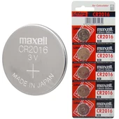 Maxell CR 2016 Lityum Pil 5'Li Paket - 3