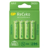 GP Recyko AA 2600 Mah Şarjlı 4'Lü Pil GP270AAHCE-2EB4 (GPRHC272E001) - 9