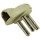 Elektromer Mini 3'Lü Telefon Fişi (İta Adaptör) - 3