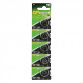 GP CR1220 3 Volt Lityum Pil 5 Li Paket - 1