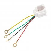 RJ11 Soket 623K Jack 6P4C Telefon DSL Konnektörü 150 Mm - 2