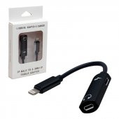 Powermaster PM-3770 2İn1 Lightning Girişli Şarj Ve Kulaklık Çevirici Kablo - 4