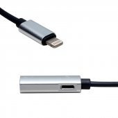 Powermaster PM-3833 Lightning Şarj Ve Kulaklık Çevirici Kablo Adaptör - 5