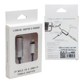 Powermaster PM-3833 Lightning Şarj Ve Kulaklık Çevirici Kablo Adaptör - 9