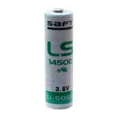 Saft 3.6 V Uzun 14500 Lityum Pil (Terazi Pili) - 3