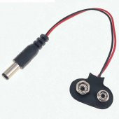 9 Volt 2.1 Mm Jacklı Pil Başlığı (IC-232A) - 6