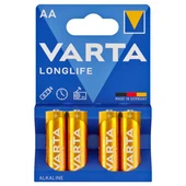 Varta Longlife Power Alkalin AA Kalem Pil 4'Lü Paket - 3