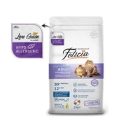Felicia 2 Kg Somonlu Az Tahıllı Kısırlaştırılmış Kedi Maması HypoAllergenic Kedi Maması - 8