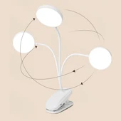 Powermaster BL-1213 USB'li Dokunmatik Düğmeli Üç Modlu Beyaz Işık Masa Lambası - 8