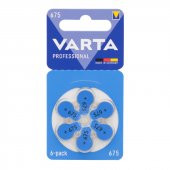 Varta 675 Numara Kulaklık İşitme Cihazı Pili (6'Lı Paket) - 1