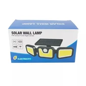 Powermaster MX-W771B Sensörlü 3 Modlu 90 Cob Ledli Solar Aydınlatmalı Duvar Lambası - 12