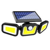 Powermaster MX-W771B Sensörlü 3 Modlu 90 Cob Ledli Solar Aydınlatmalı Duvar Lambası - 9