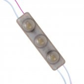 Powermaster 12 Volt 1.5 Watt Soğuk Beyaz Yanıp Sönen Parlak Tek Renk 6916 - 2835 69 X 16 Mm IP65 160 Derece Modül Led - 1