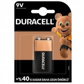 Duracell Alkalin 9 Volt Pil 6LR61/MN1604 - 1