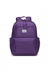 Bagacar Smart Bag 3198 Okul ve Günlük Laptop Bölmeli Sırt Çantası Mor - 2