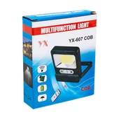 Powermaster YX-607 Cob Ledli Solar Panelli Hareket Sensörlü Çok Fonksiyonlu Lamba - 6