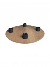 AHŞAP SABİT AYAKLI SAKSI DAMACANA TÜP ALTLIĞI 30 CM - 2