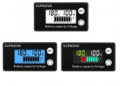 Powermaster Pil Kapasite Göstergesi Kurşun Asit Lityum Voltmetre Gerilim Ölçer - 1