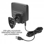 Powermaster JX-F72 Solar Panelli Hareket Sensörlü Üç Modlu Duvar Lambası - 3