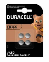 Duracell LR44 1.5 Volt Düğme Pil (4'Lü Paket) - 1