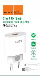 18W IPHONE HIZLI ŞARJ ALETİ BEYAZ  APPLE UYUMLU thumbnail 1