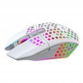 Valkyrie Sessiz Tuşlu Wireless 2.4G 8 Button RGB LED Gaming Mouse - Silent Button - One Click Desktop Beyaz - 1