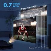 AAXA P400 1080p Kısa Mesafeli Mini Projektör - 2 Saat Pil Ömrü - 3