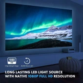 AAXA P400 1080p Kısa Mesafeli Mini Projektör - 2 Saat Pil Ömrü - 4