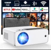 Groview - WiFi ve Bluetooth Özellikli Android TV 9.0 Mini Projektör - 1