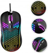 Valkyrie RGB Led Işıklı 6 Tuşlu 7200DPI Gaming Oyuncu Mouse Siyah - 4