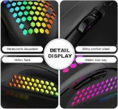 Valkyrie RGB Led Işıklı 6 Tuşlu 7200DPI Gaming Oyuncu Mouse Siyah - 9