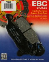 Ebc Fa229 2007-2014 Kawasaki KLE 650 Versys (Abs li) Uyumlu Ön Fren Balatası (Sol) Organik Balata - 1
