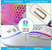 Valkyrie RGB Led Işıklı 6 Tuşlu 7200DPI Gaming Oyuncu Mouse Beyaz - 5