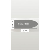 JOTTA TURKUAZ %100 COTTON ÜTÜ MASASI KILIFI BEZİ ÖRTÜSÜ - 3