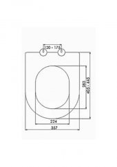 Nkp Yavaş Kapanan Klozet Kapağı Grande Thermoplast 0347 - 3