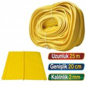 25 Metre Teknomer Pvc Su Tutucu Bant Su Yalıtımı İnşaat Perde Temel Arasına Yalıtım Bandı 25 Metre - 1