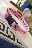 İskelet Kedi ve Köpek Boyun Tasması - Pembe - 2